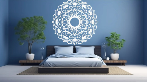 Adesivo parete boho mandala - adesivo,