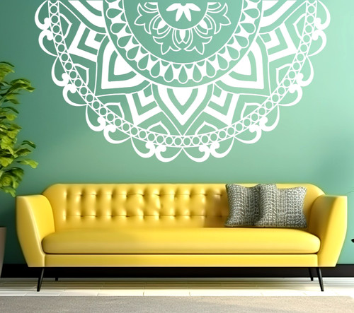 Adesivo murale mezzo mandala
