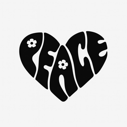 Peace love cnd fiore cuore - peace,