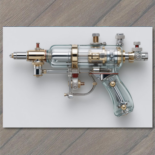 Adesivo steampunk raygun - steampunk,