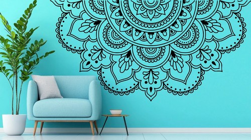 Adesivo murale mezzo - , mandala