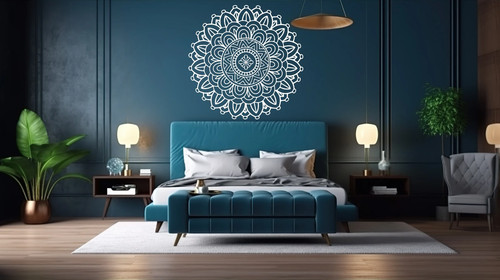 Adesivo murale grande - , mandala
