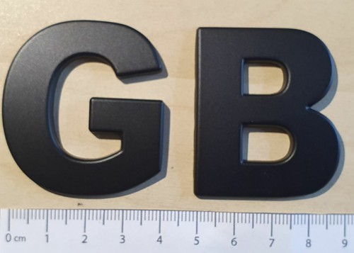 Adesivo emblema lettere