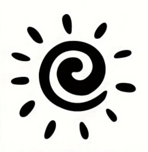Decalcomania vinile sunshine - vinile,