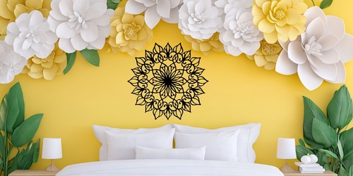 Adesivo murale boho ornato - boho,